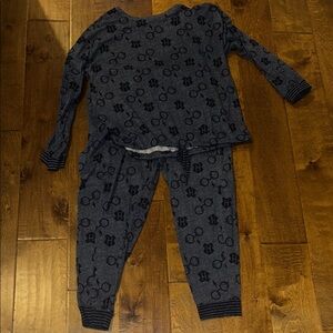 Harry Potter Women's Navy Patterned Pajama Set
